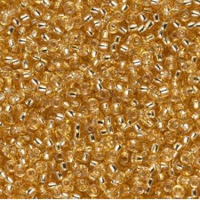 Miyuki rocailles Perlen 11/0 - Silver lined gold 11-3